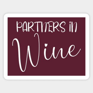 Partners in wine Sticker